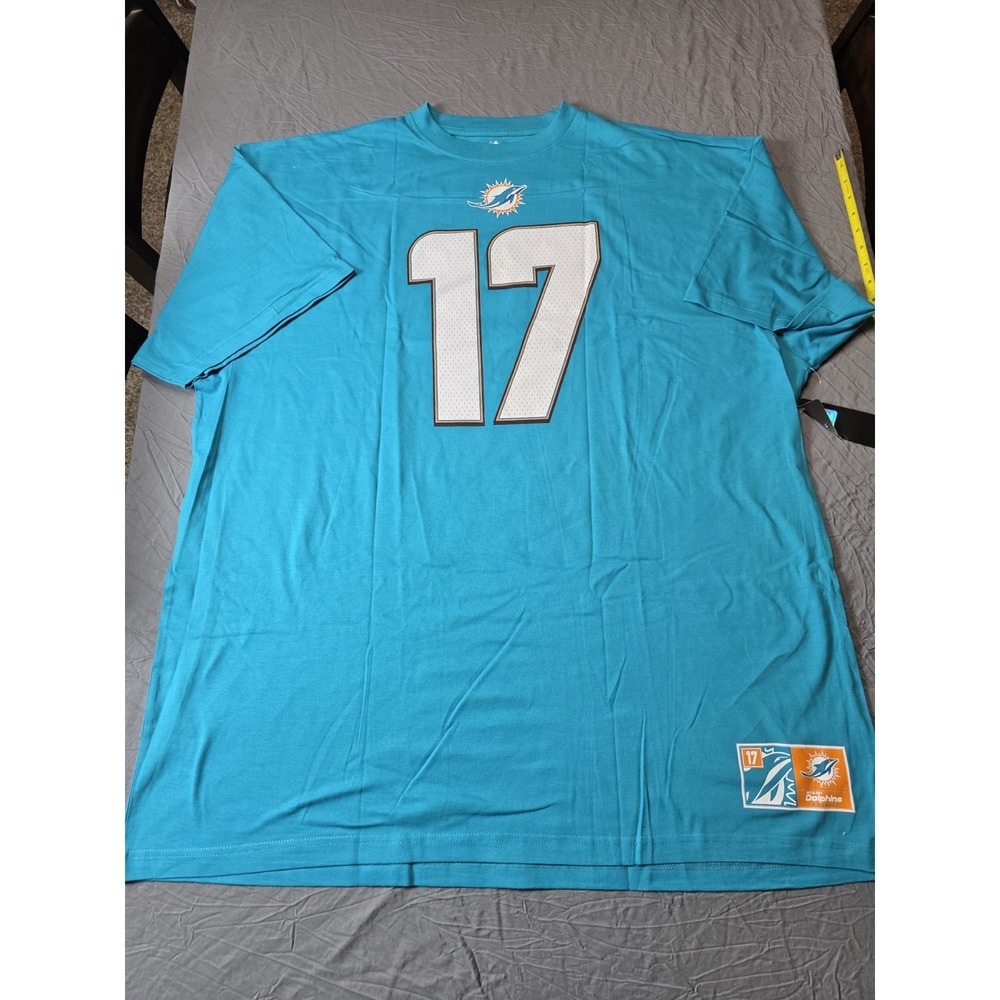 Ryan Tannehill #17 Miami Dolphins Majestic T-Shirt Mens 3XLT NWT NFL
